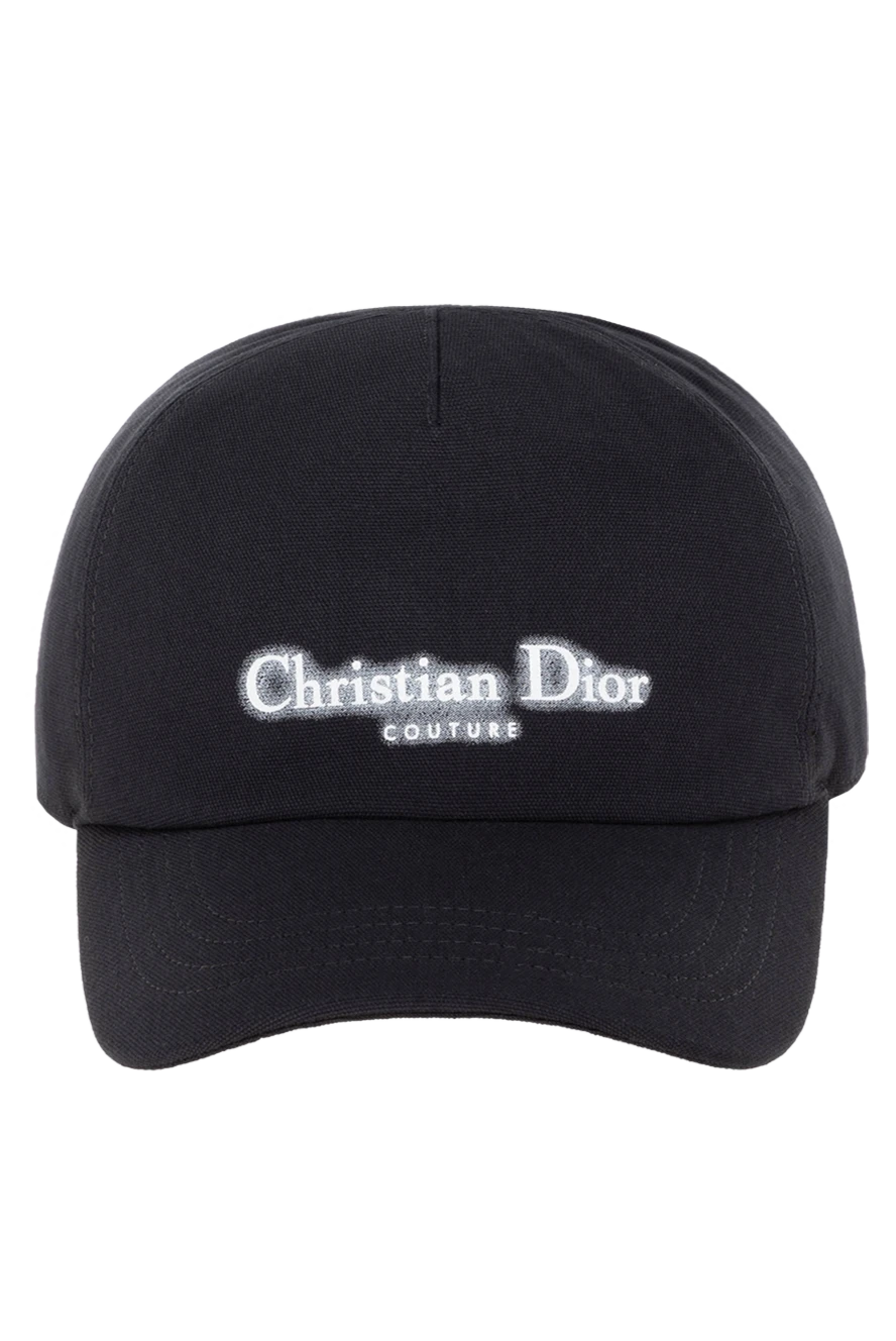 black baseball cap with logo