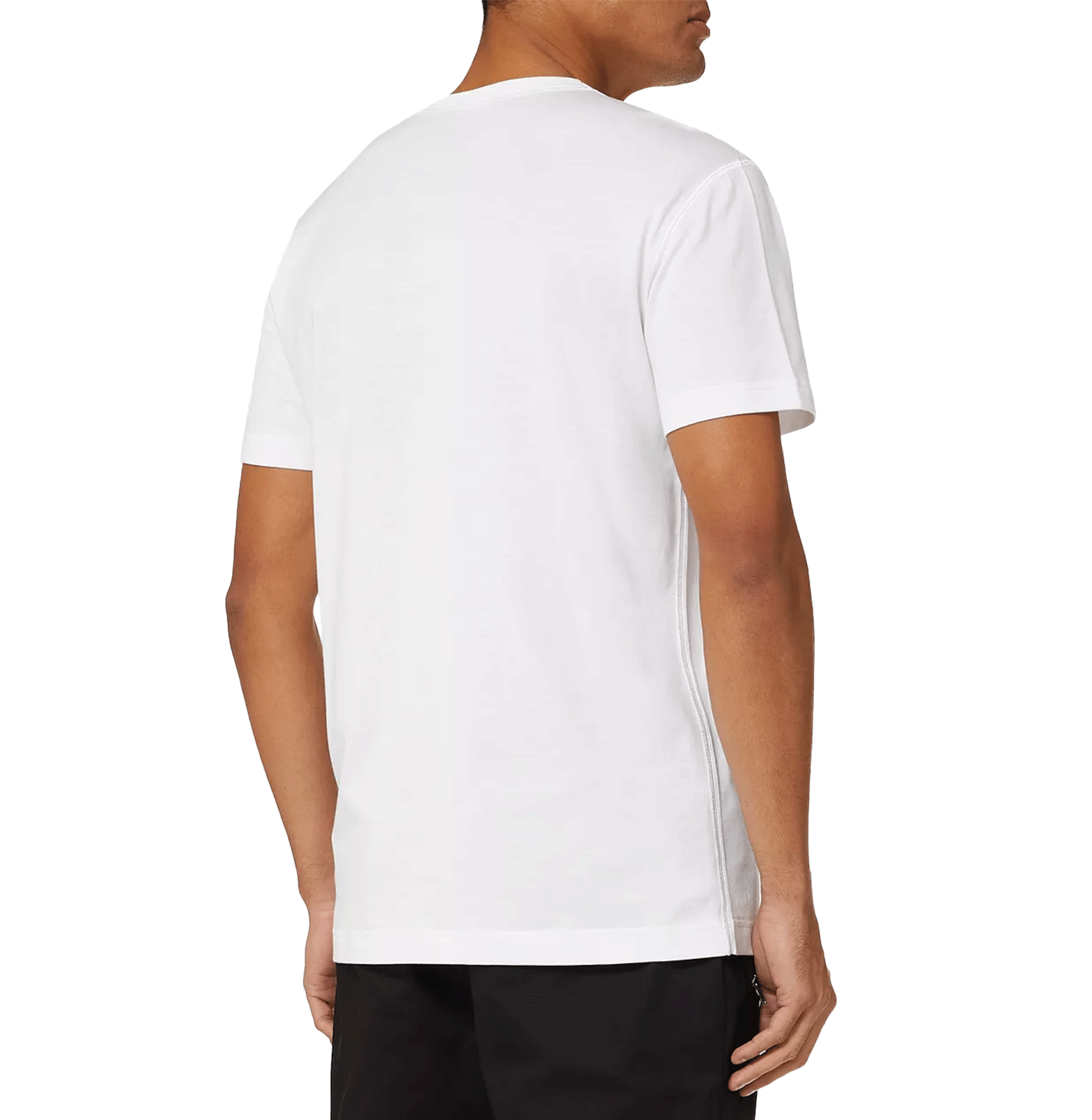 Dolce & Gabbana White Cotton Logo-Plaque T-Shirt
חולצת כותנה לבנה דולצ׳ה וגבאנה – לוחית לוגו בחזה
