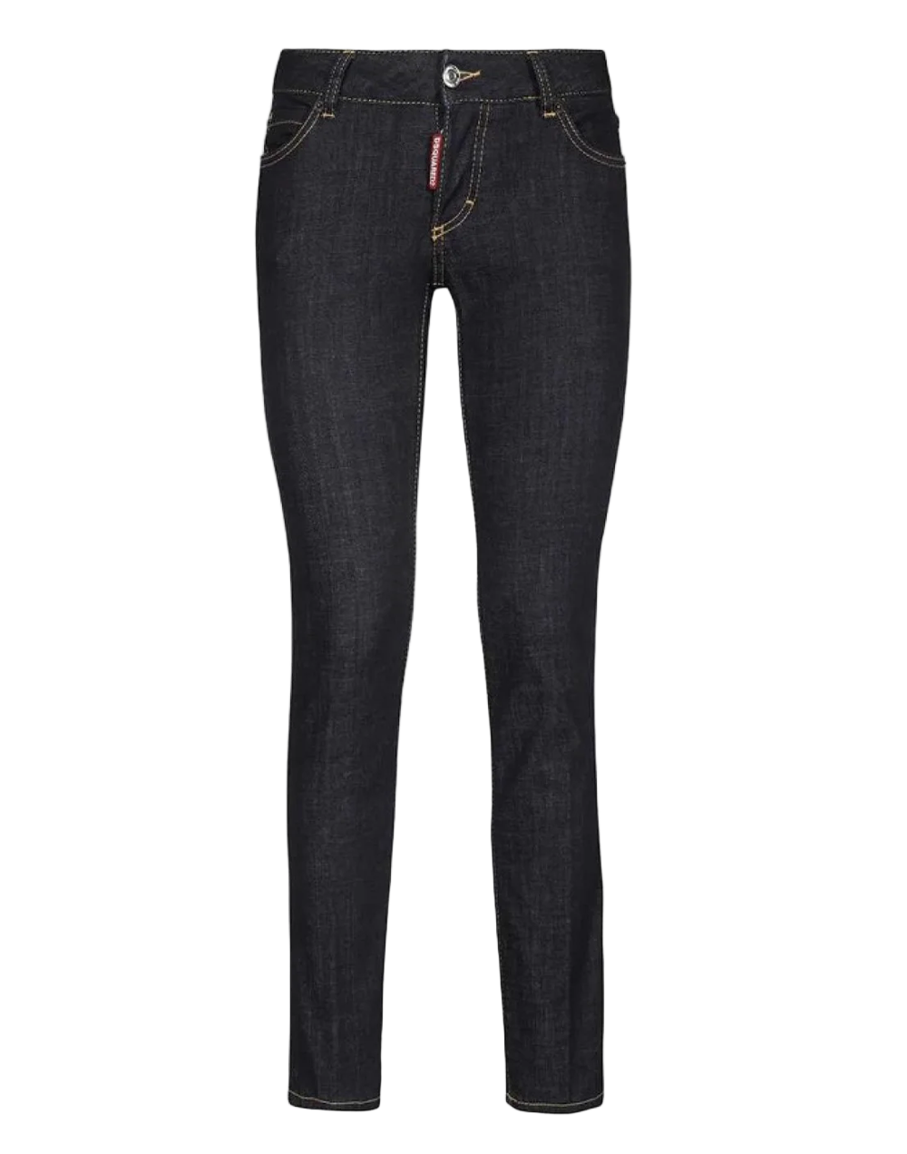 Dsquared2 Dark Indigo Stretch Jeans – Slim Fit, Five-Pocket
ג׳ינס Dsquared2 אינדיגו כהה סטרץ׳ – גזרה צרה, חמש כיסים