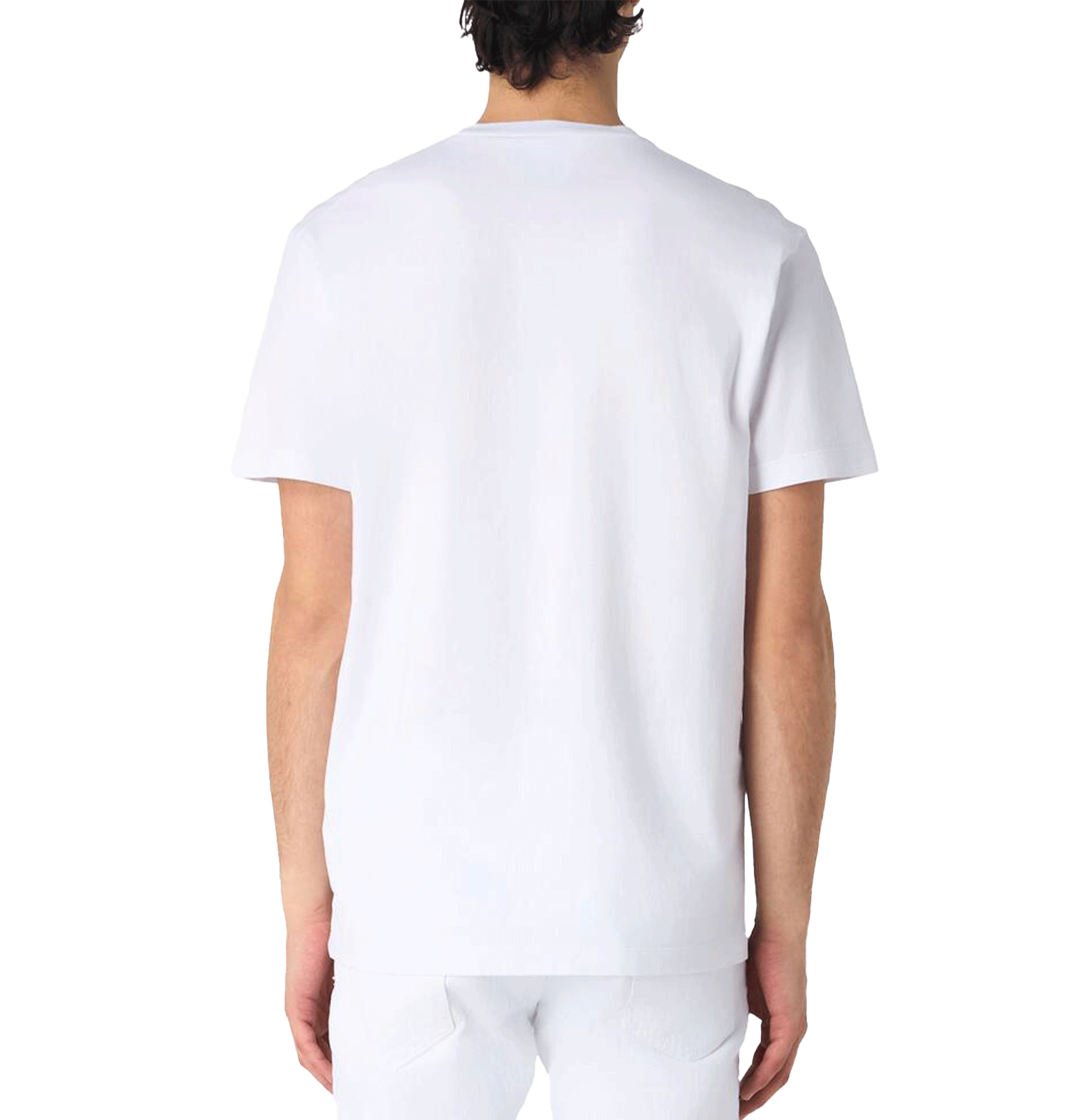 Dsquared2 Script Logo T-Shirt – White Cotton Jersey, Short Sleeve
טי-שירט דיסקוורד2 לוגו סקריפט – לבן כותנה, שרוול קצר