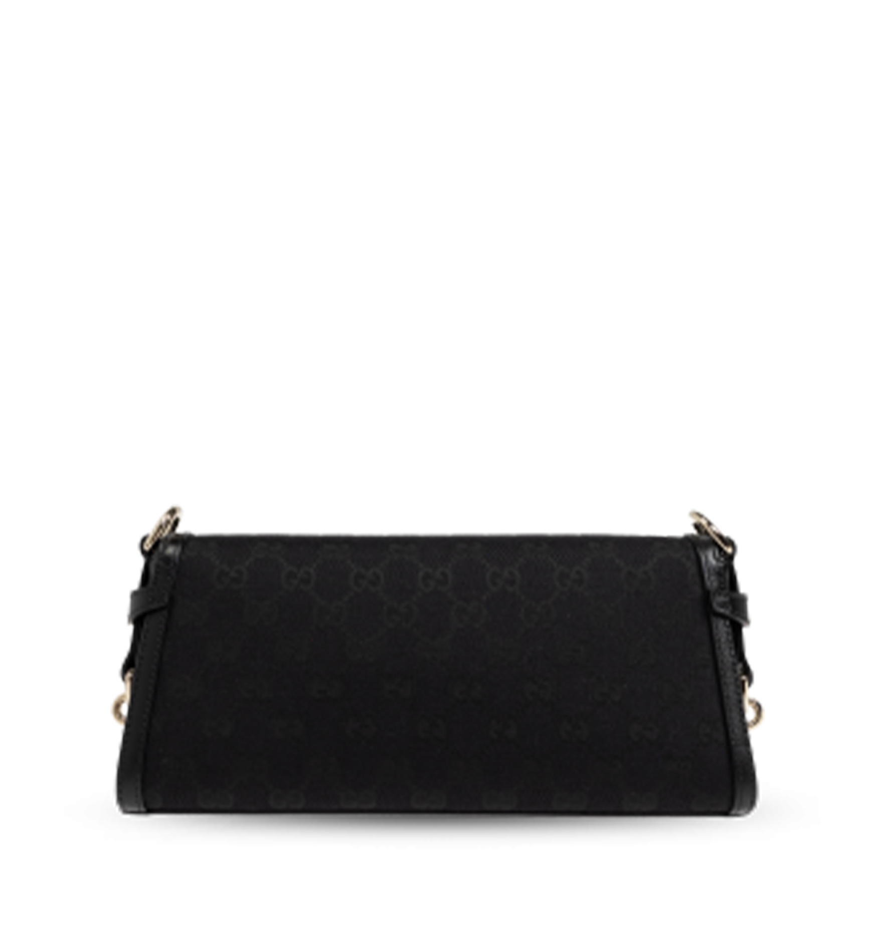 Gucci Black Monogram Canvas Shoulder Bag – Green-Red Web Strap, Gold-Tone Hardware
תיק כתף גוצ׳י מקנבס מונוגרם שחור – רצועה ירוק-אדום ופרזול בגוון זהב