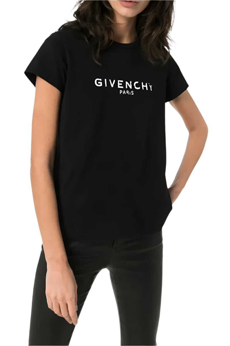 logo-print vintage t-shirt