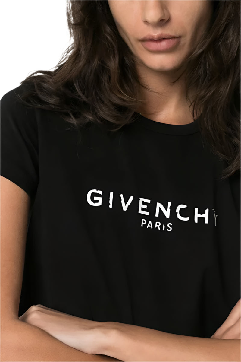 logo-print vintage t-shirt