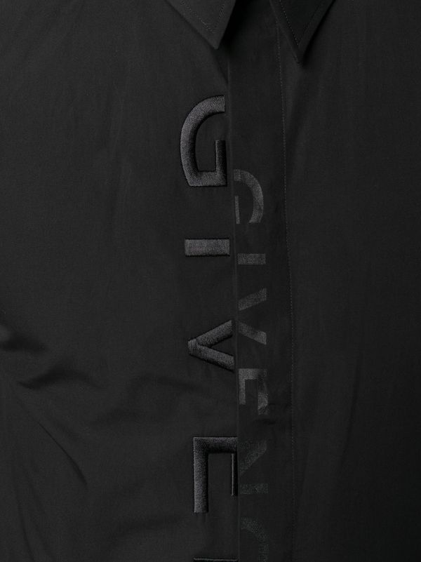 embroidered logo shirt