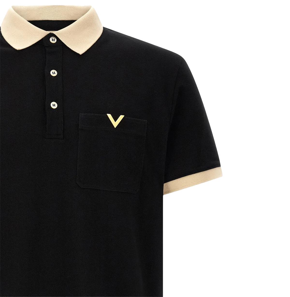 Valentino VGold Short-Sleeved Polo Shirt