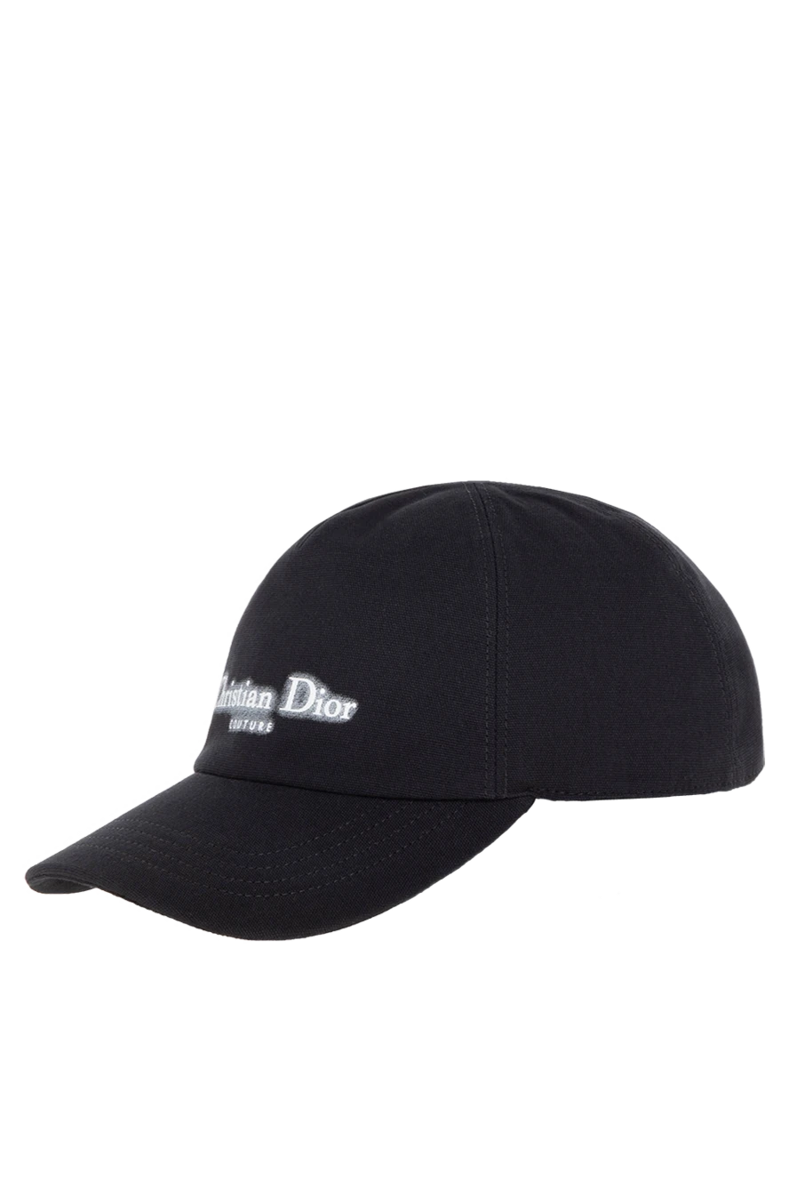 black baseball cap with logo