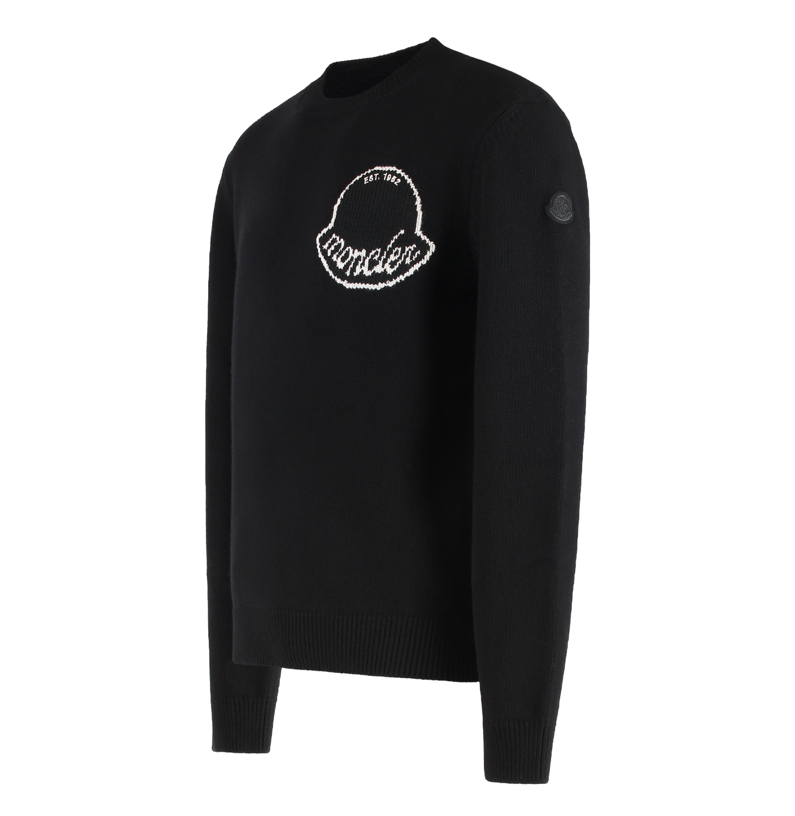 Sweater with round neck made of wool