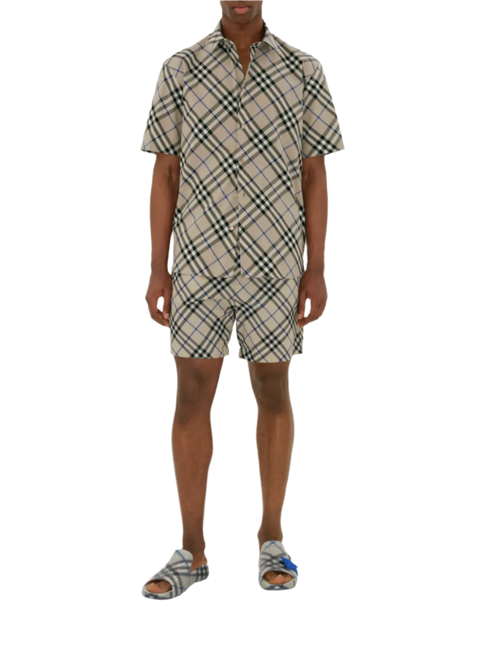 Nova Check-jacquard shirt