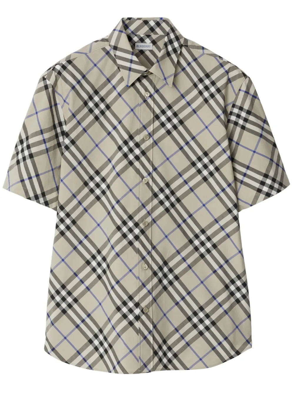 Nova Check-jacquard shirt