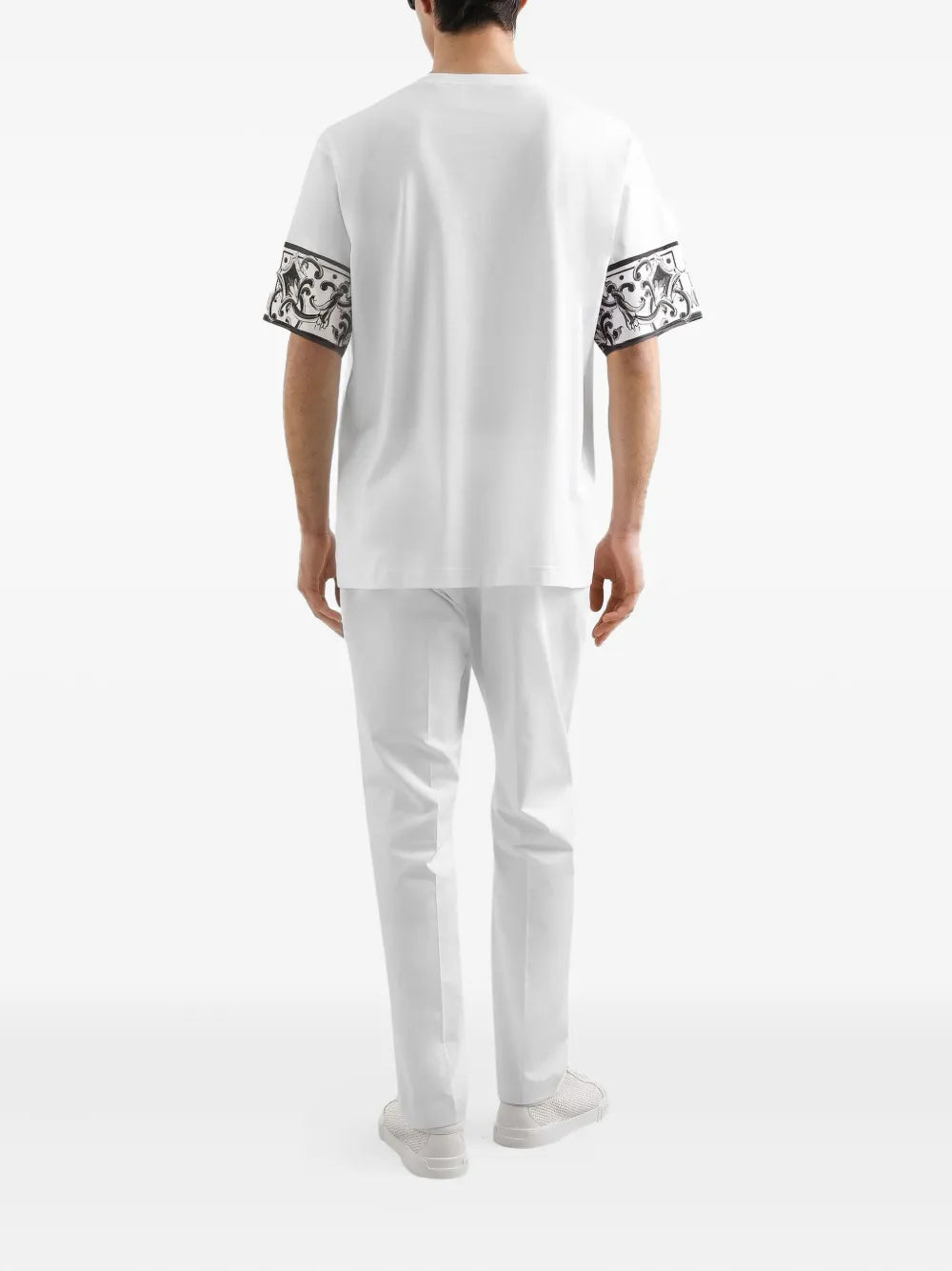 Majolica-print T-shirt