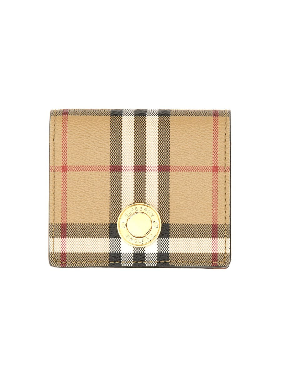 small Vintage Check wallet