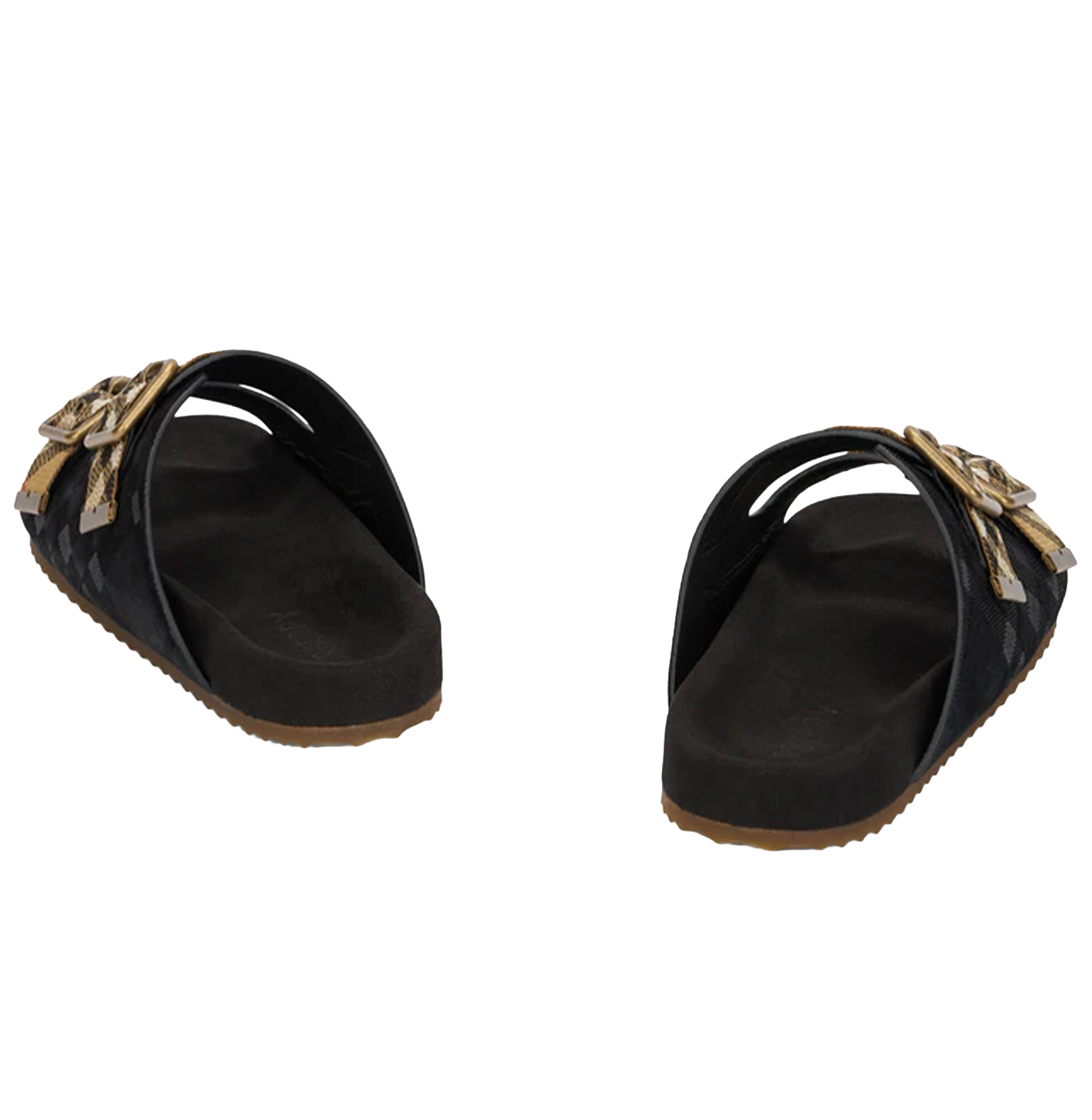 Slippers with buckles
