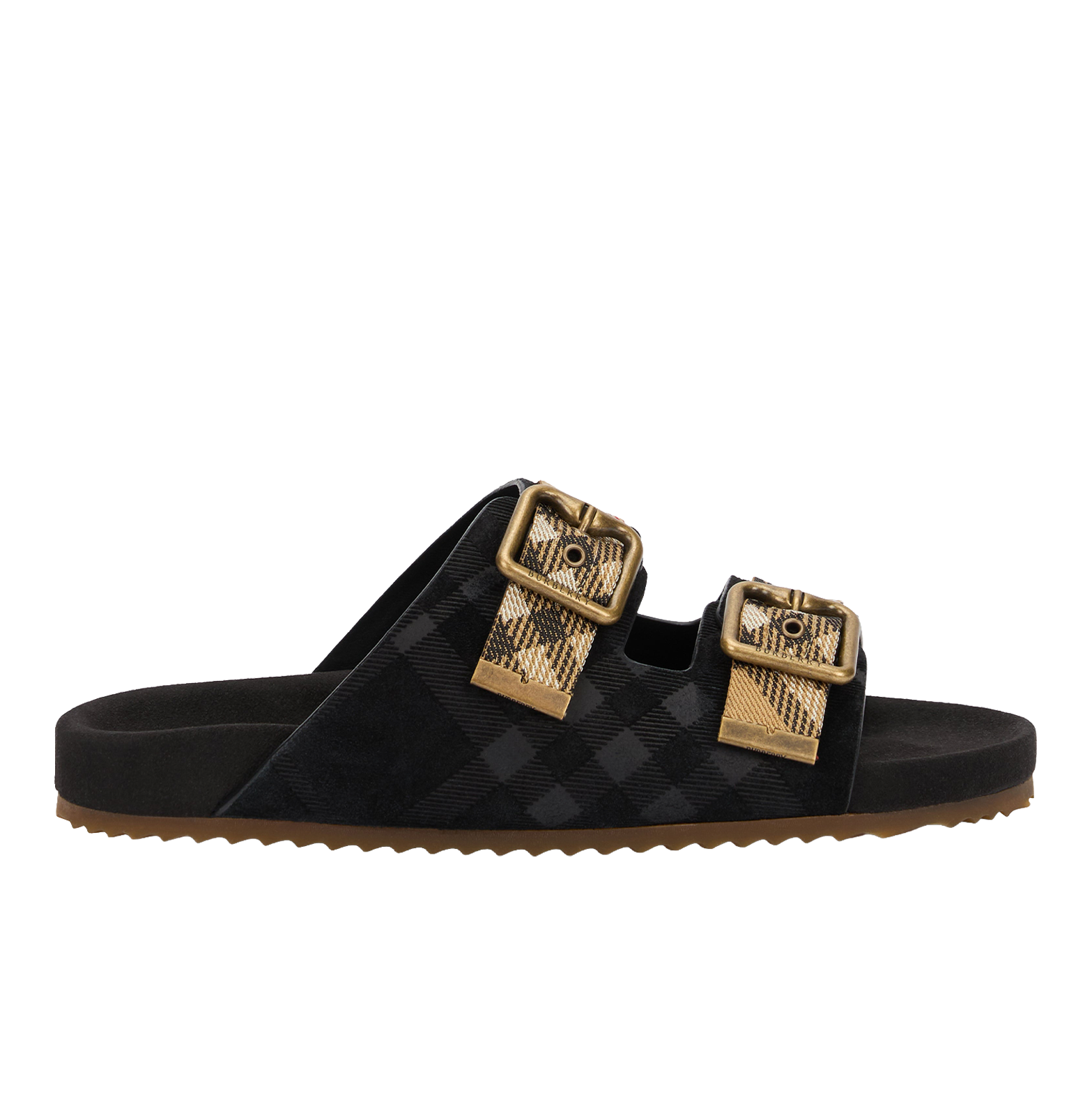 Slippers with buckles