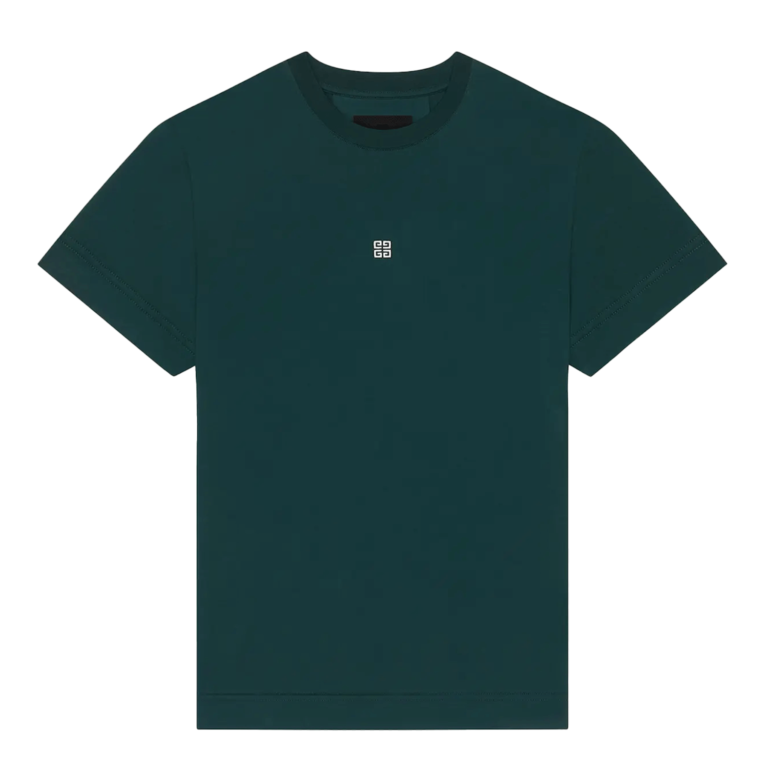 Givenchy 4G Mini Logo T-Shirt – Dark Green, Cotton Jersey
חולצת טי ז׳יבנשי ירוק כהה – מיני לוגו 4G, כותנה ג׳רסי