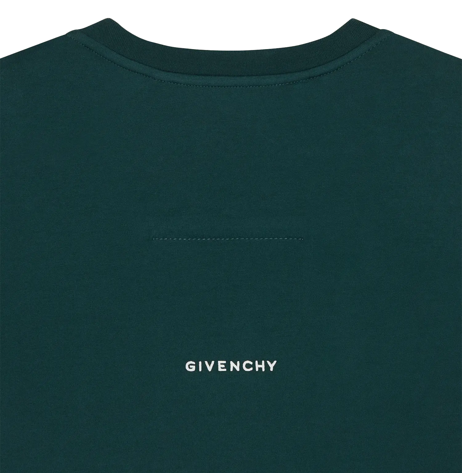 Givenchy 4G Mini Logo T-Shirt – Dark Green, Cotton Jersey
חולצת טי ז׳יבנשי ירוק כהה – מיני לוגו 4G, כותנה ג׳רסי