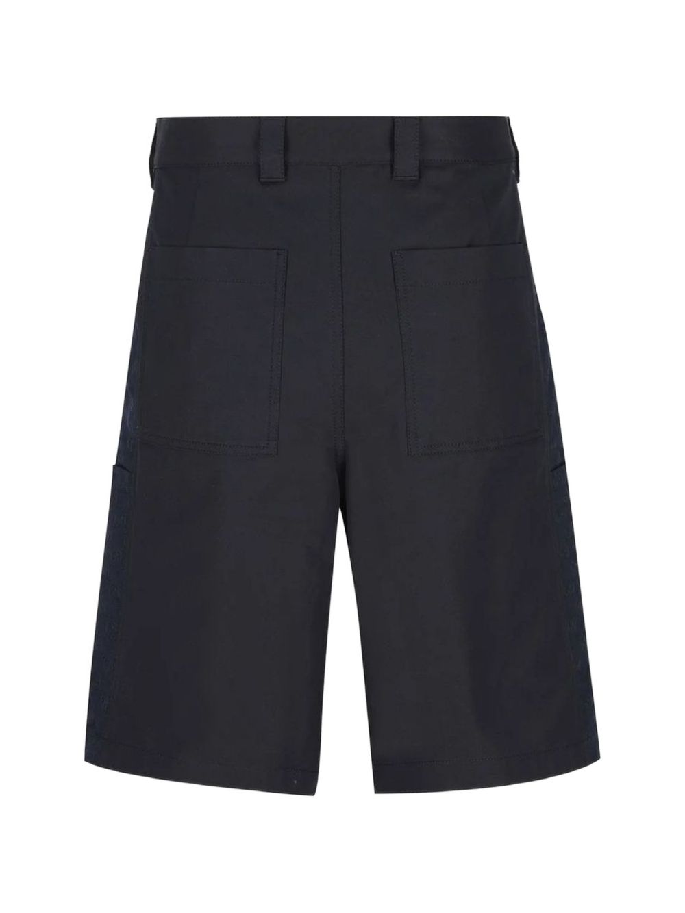short trousers in gabardine and GG canvas