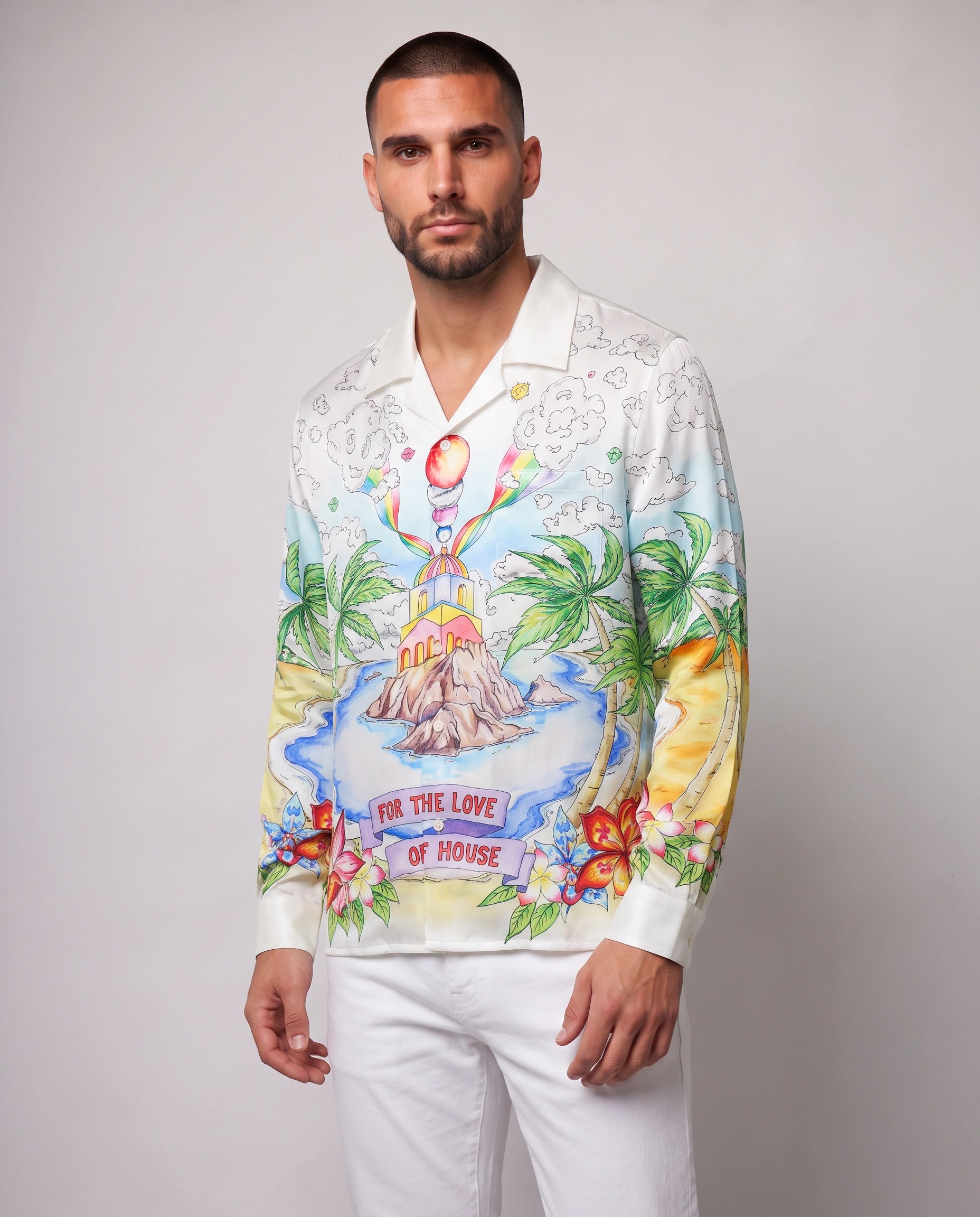 Better Days printed long-sleeve shirt