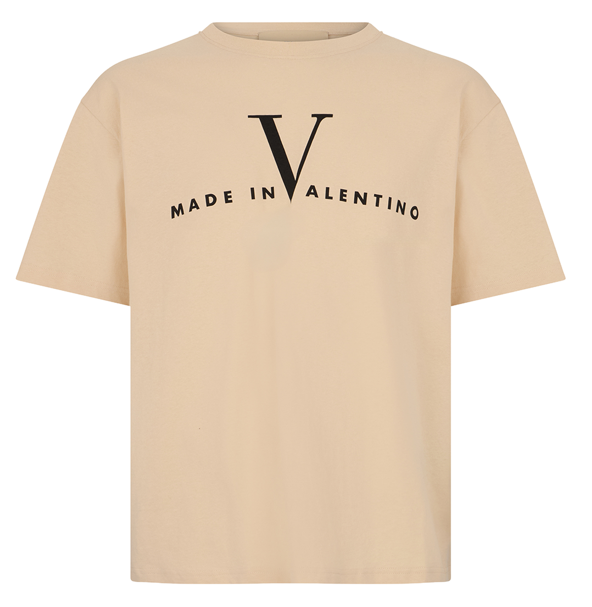 Butter-colored “Made In Valentino” T-shirt
